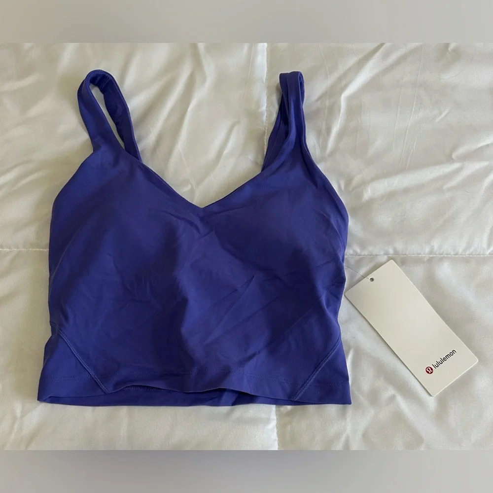 lululemon athletica Blue Crop Top